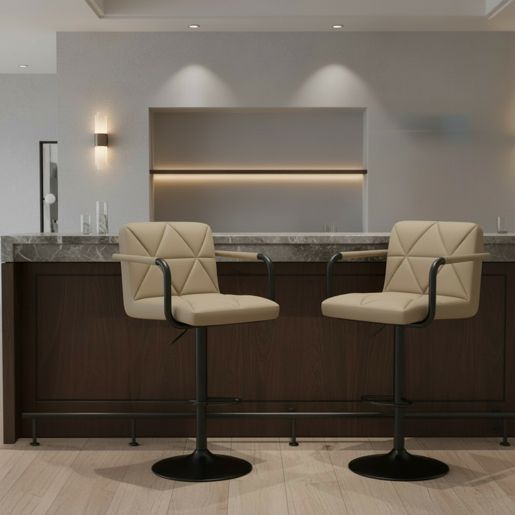 Adjustable Height Bar Counter Chair for Kitchen Islands & Open Dining Rooms | Trufairs