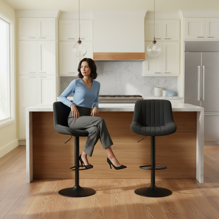 Modern High Bar Stools for Kitchen Islands, Home Bars & Coffee Areas | Trufairs