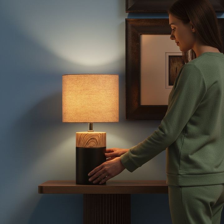 Textured Ceramic Table Lamp