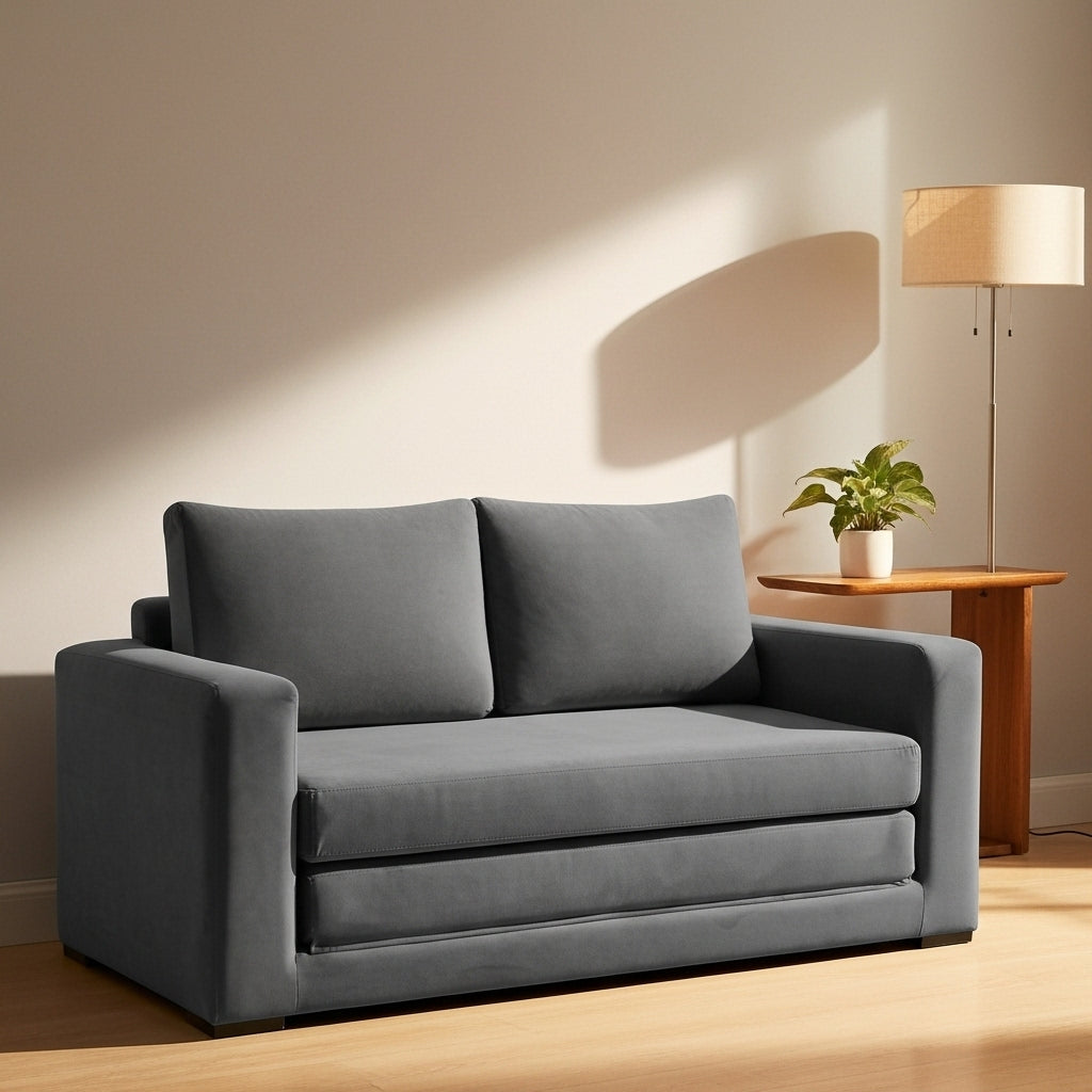 Jide Sleeper Sofa Gray – Versatile Convertible Comfort | Modern Living Room Furniture | Trufairs