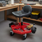 300 lbs Mechanics Swivel Seat – Height Adjustable Rolling Work Stool with Tool Tray & Casters | Trufairs