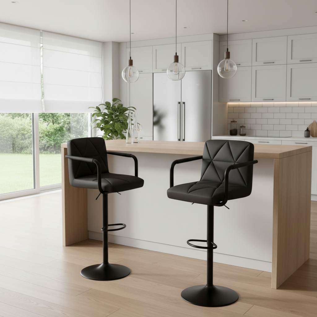 Adjustable Height Bar Counter Chair for Kitchen Islands & Open Dining Rooms | Trufairs