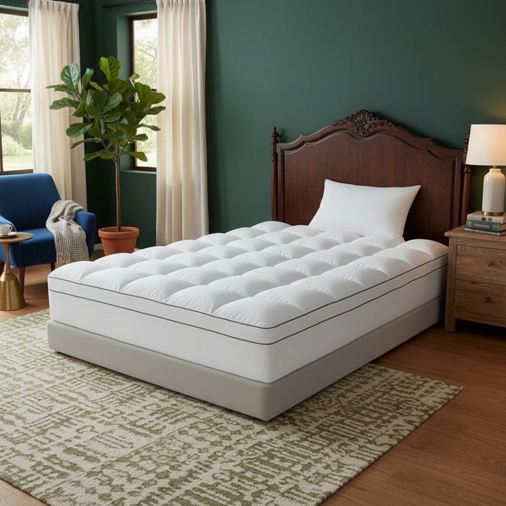 Premium Memory Foam Mattress with Soft Polyester Cover – Cloud-Like Comfort for Deep Sleep | Trufairs