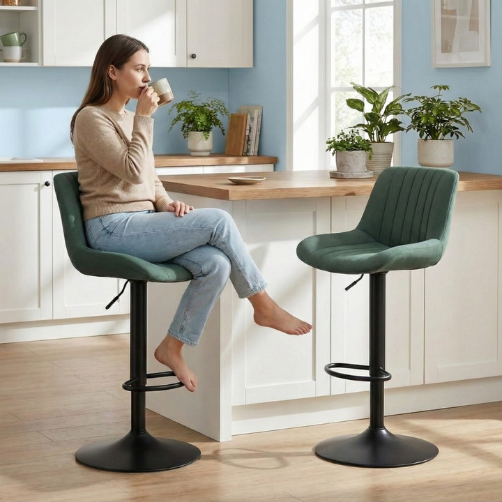 Modern High Bar Stools for Kitchen Islands, Home Bars & Coffee Areas | Trufairs