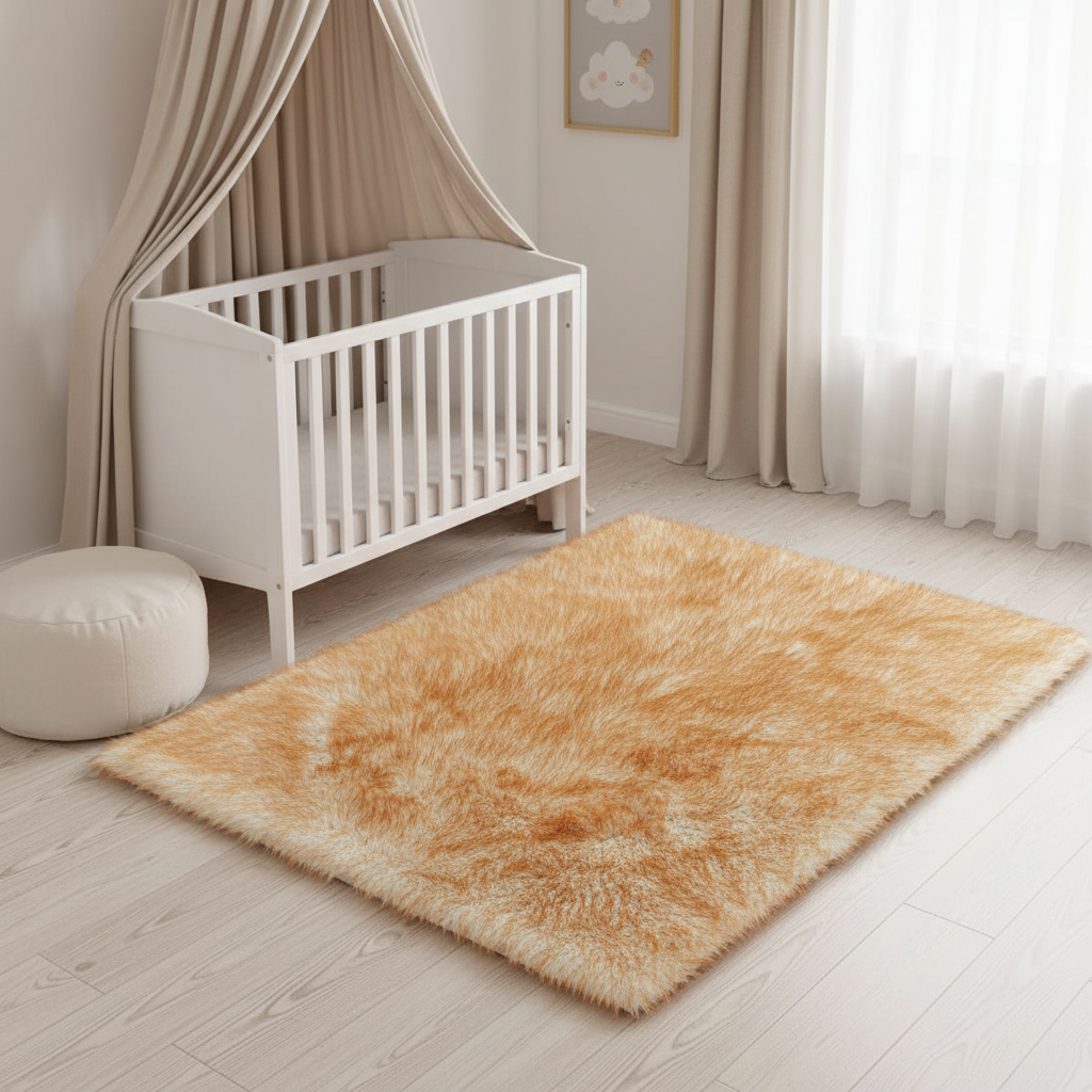 Long Imitation Wool Plush Rug – Cozy Soft Accent Carpet | Bedroom & Living Room Decor | Trufairs