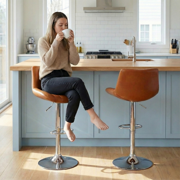 Modern High Bar Stools for Kitchen Islands, Home Bars & Coffee Areas | Trufairs