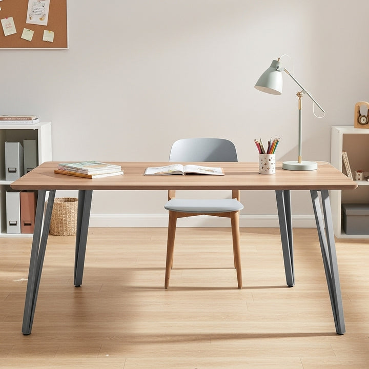 Modern Walnut Dining Table – Durable, Spacious Surface | Dining Room Furniture | Trufairs