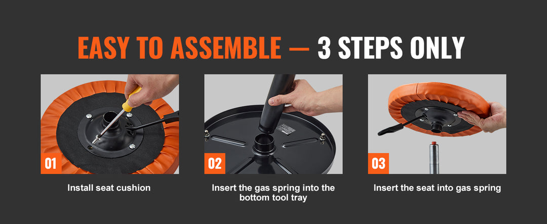 SucceBuy Mechanic Stool 250 LBS Rolling Pneumatic Creeper Garage/Shop Seat Padded Rolling Workshop Stool for Garage Auto Repair