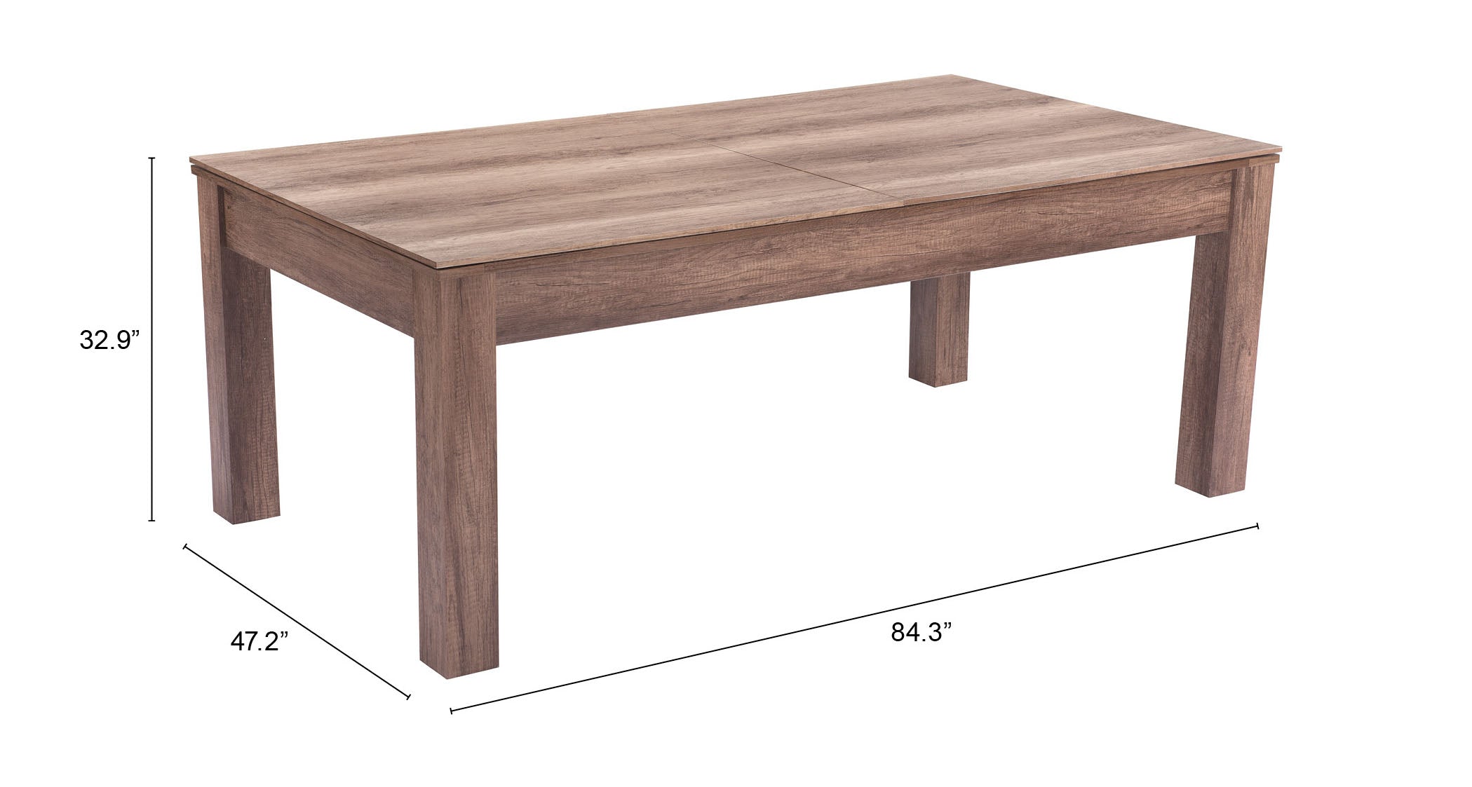 Bonker 3 in 1 Table Brown