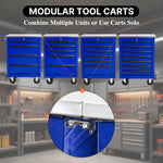 Steel tool box organizer - 0.5mm cold-rolled steel construction, rust-resistant finish