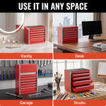Steel tool box organizer - 0.5mm cold-rolled steel construction, rust-resistant finish