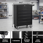 Compact metal tool box organizer dimensions - 8.6 x 4.6 x 8.1 inches desktop size