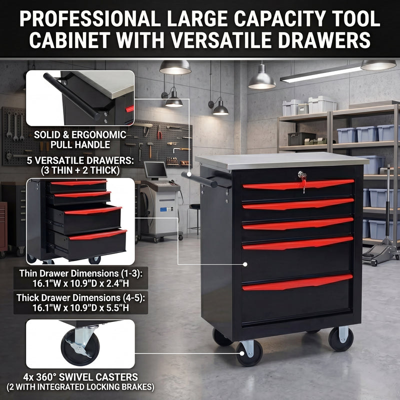 Steel tool box organizer compared to a fabric tool bag - feature comparison chart