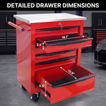 Steel tool box organizer compared to a fabric tool bag - feature comparison chart