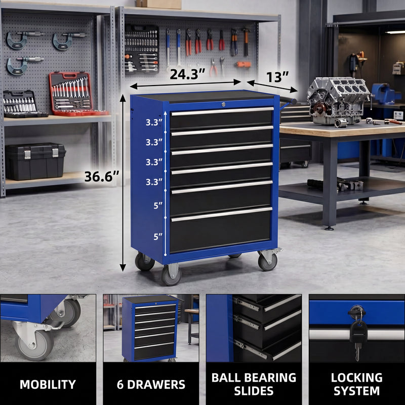 Steel tool box organizer compared to a fabric tool bag - feature comparison chart