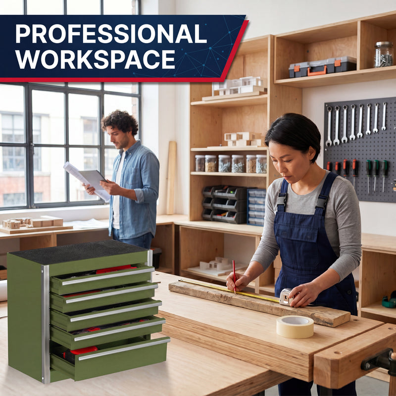 Steel tool box organizer compared to a fabric tool bag - feature comparison chart