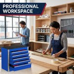 Steel tool box organizer compared to a fabric tool bag - feature comparison chart