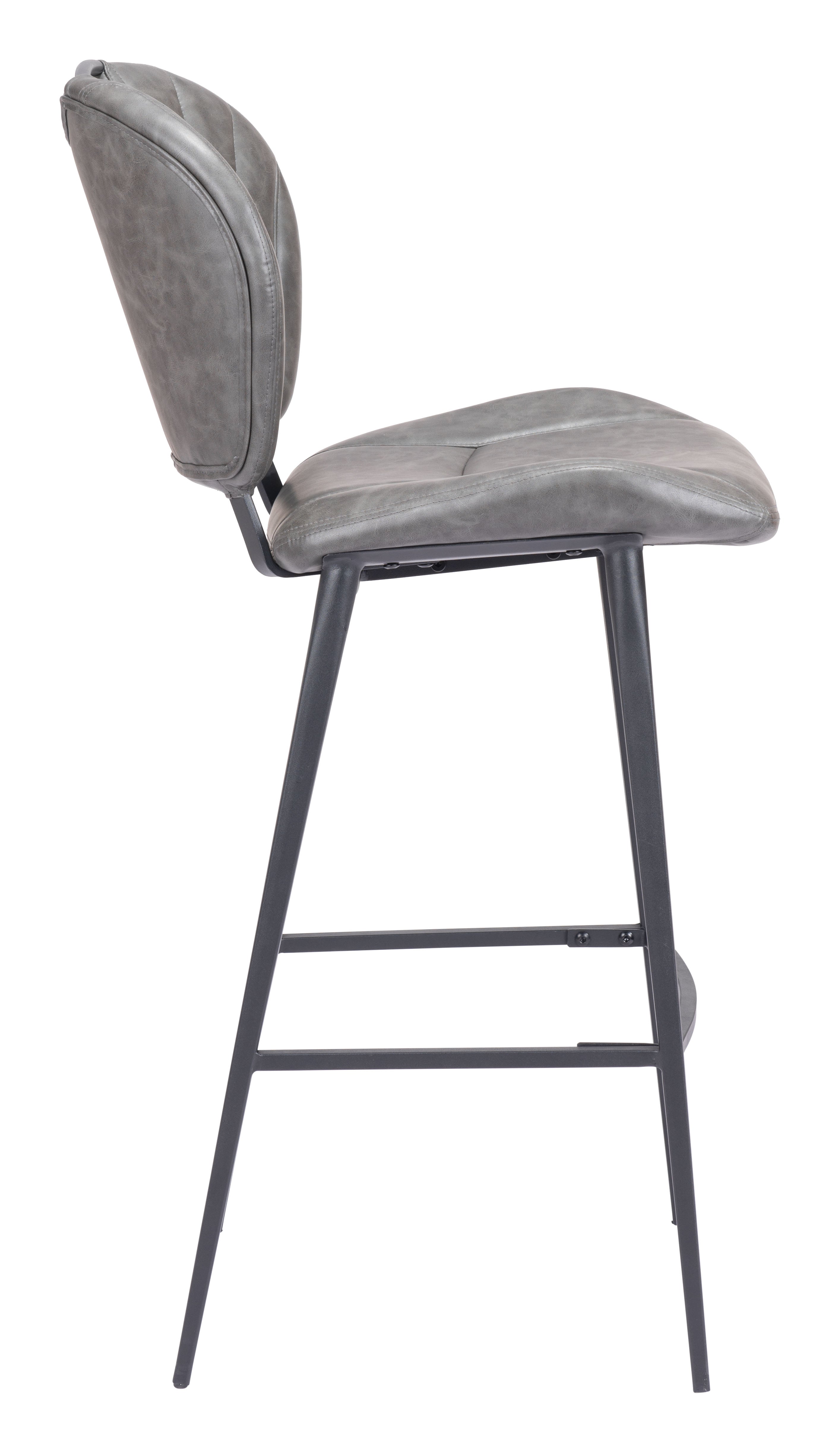 Terrence Barstool Vintage Gray