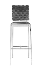 Criss Cross Barstool (Set of 2) Black