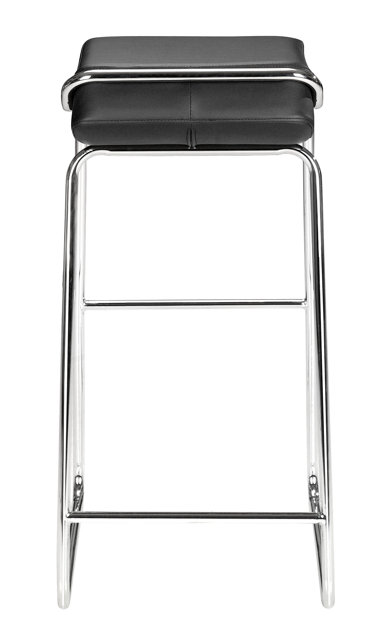 Wedge Barstool Black