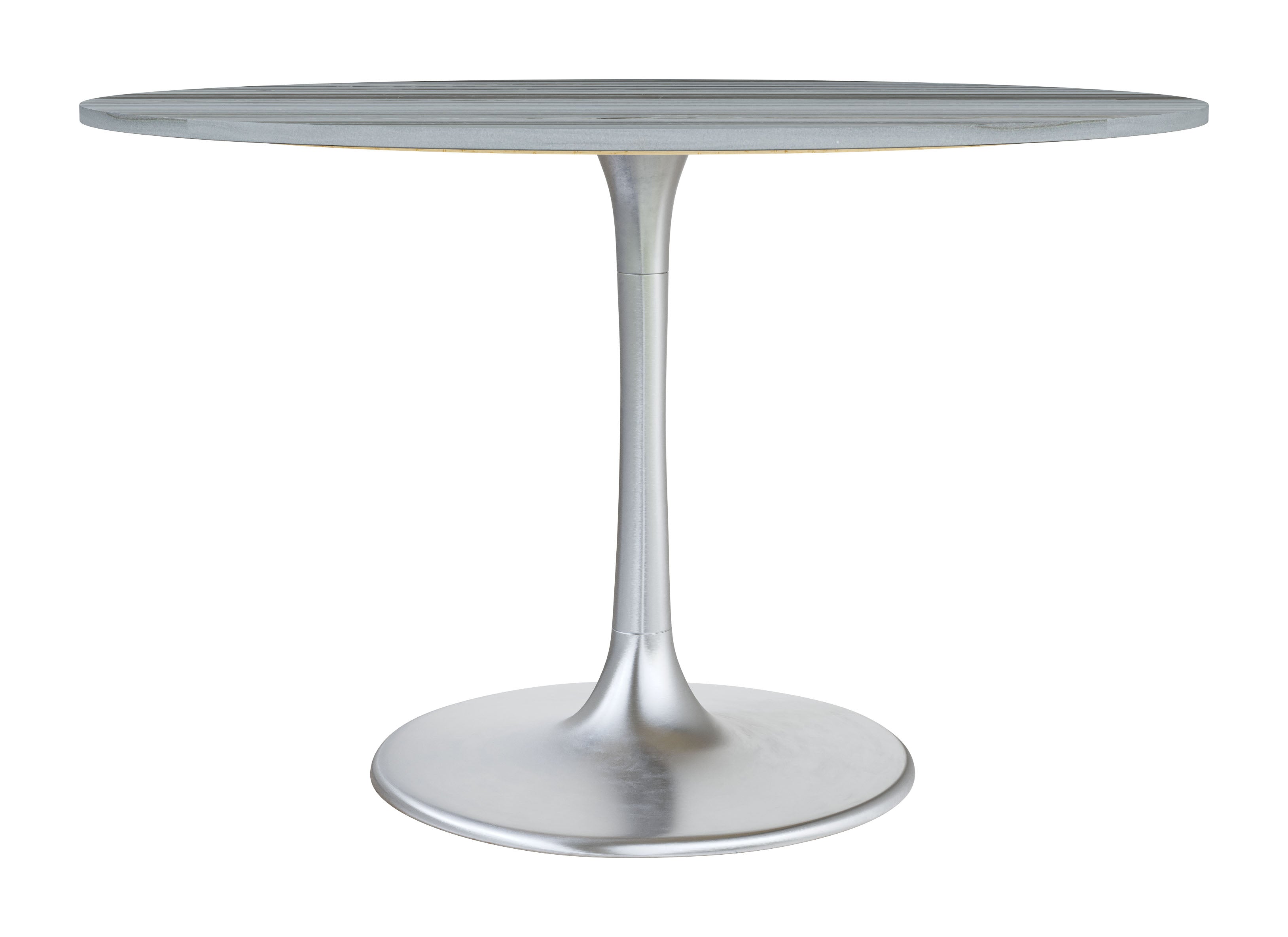 Star City Dining Table Gray & Silver