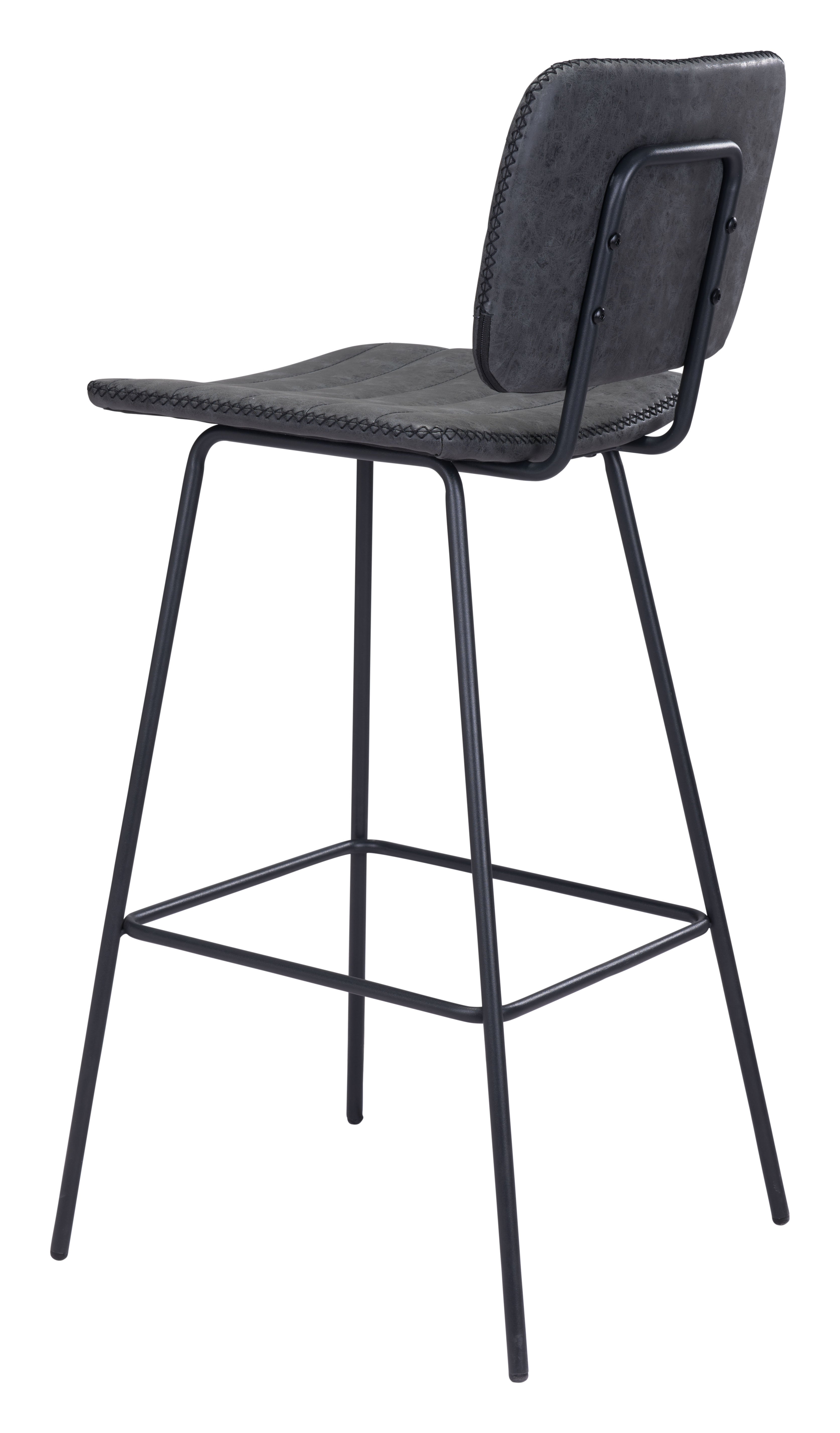 Boston Barstool (Set of 2) Vintage Black