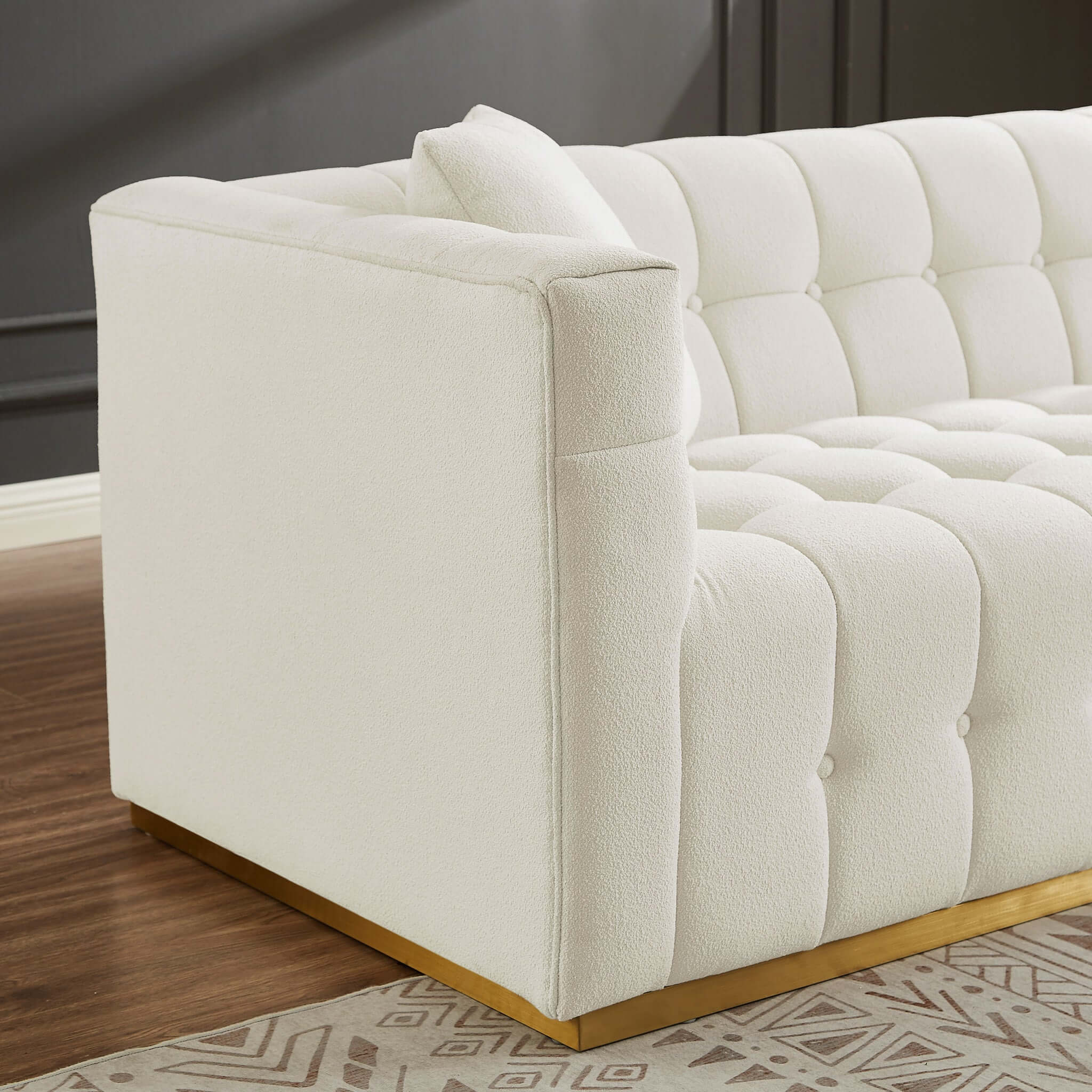 Eleanor Sofa Beige Boucle