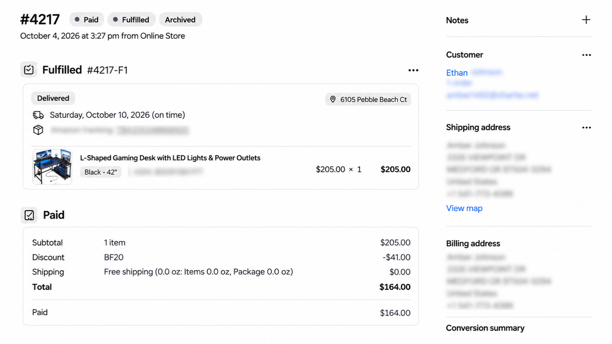 L-Shaped Gaming Desk with LED Lights & Power Outlets customer review screenshot 2