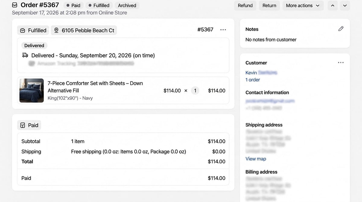 7-Piece Comforter Set with Sheets – Down Alternative Fill customer review screenshot 2