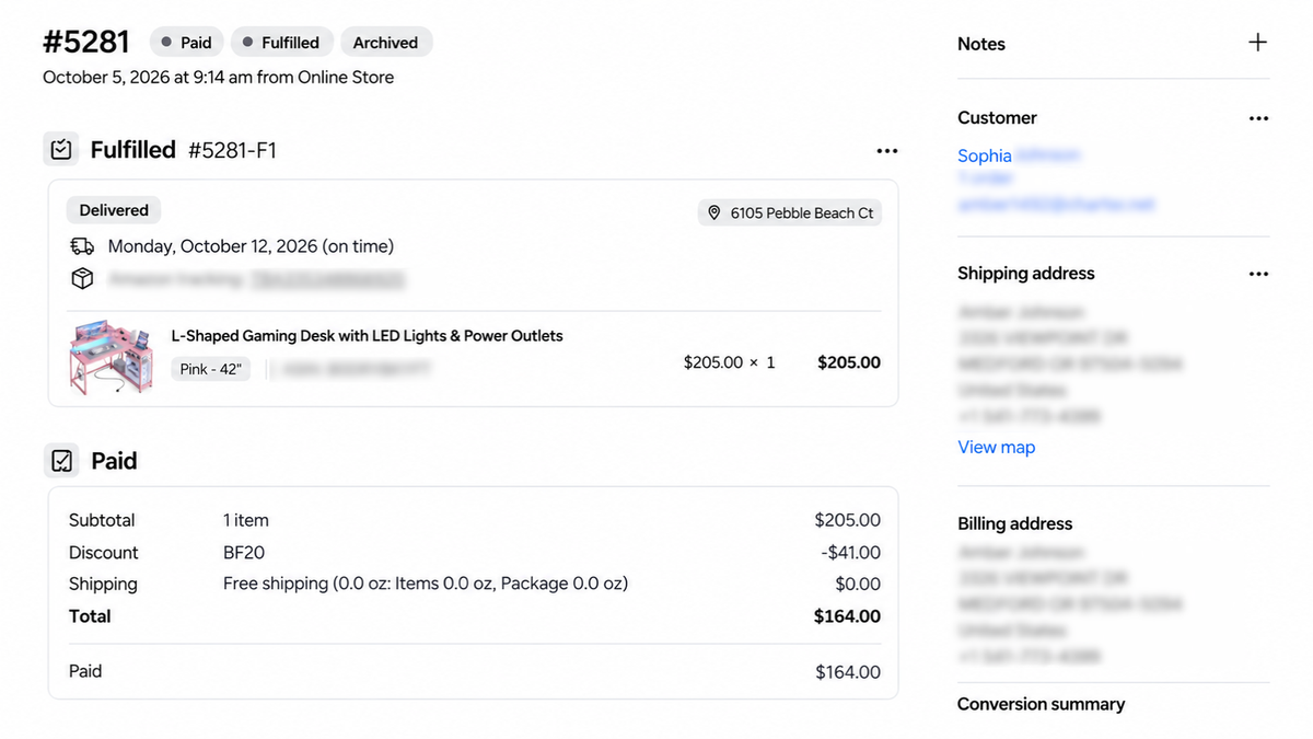 L-Shaped Gaming Desk with LED Lights & Power Outlets customer review screenshot 6