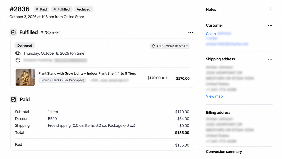 Plant Stand with Grow Lights – Indoor Plant Shelf, 4 to 9 Tiers customer review screenshot 6