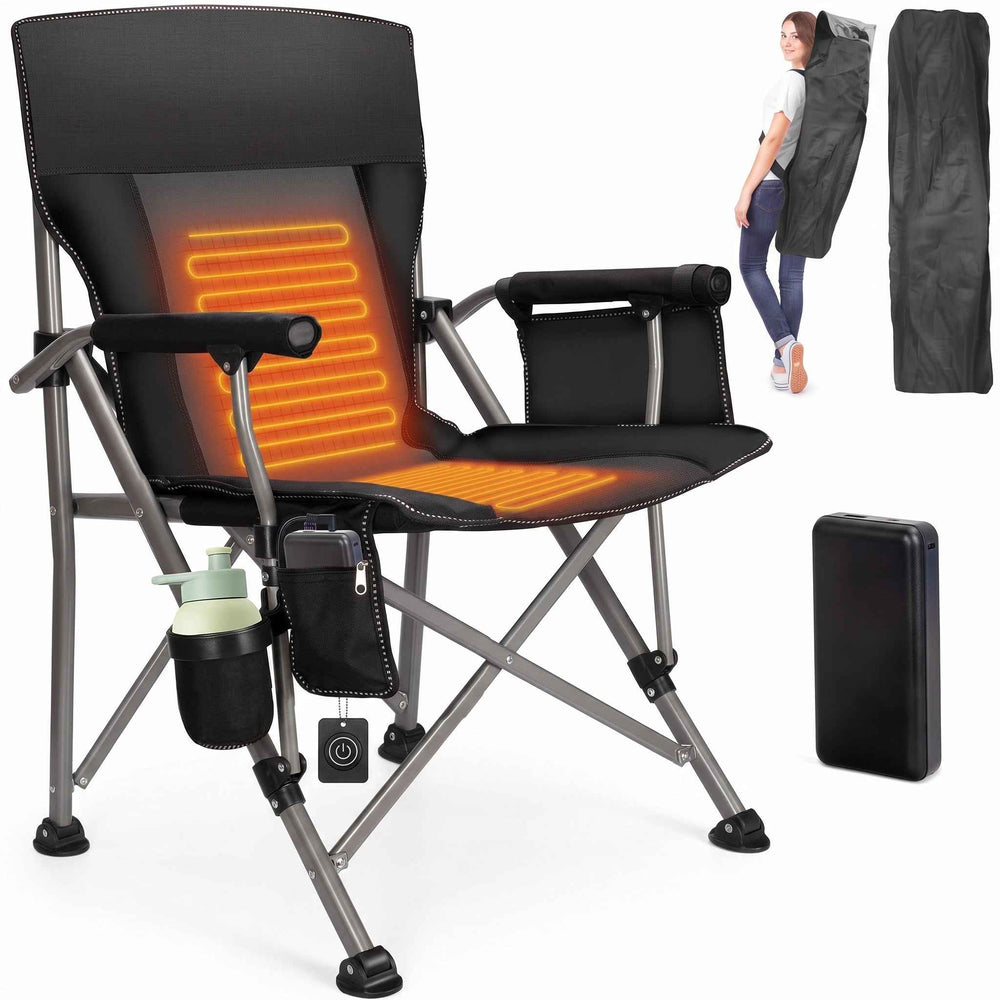 Heated Camping Chair – Single Chair & Double Loveseat Options