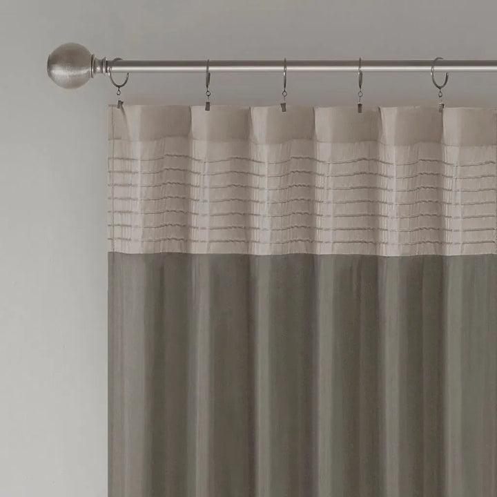 Polyoni Pintuck Curtain Panel(Only 1 Pc Panel)