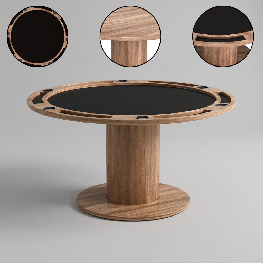 Vault 2 in 1 Table Brown – Versatile Dining and Gaming Table | Table | Trufairs