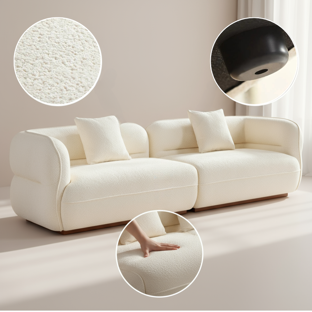 White Sectional Sofa –  Couch for Modern Living Rooms | Trufairs