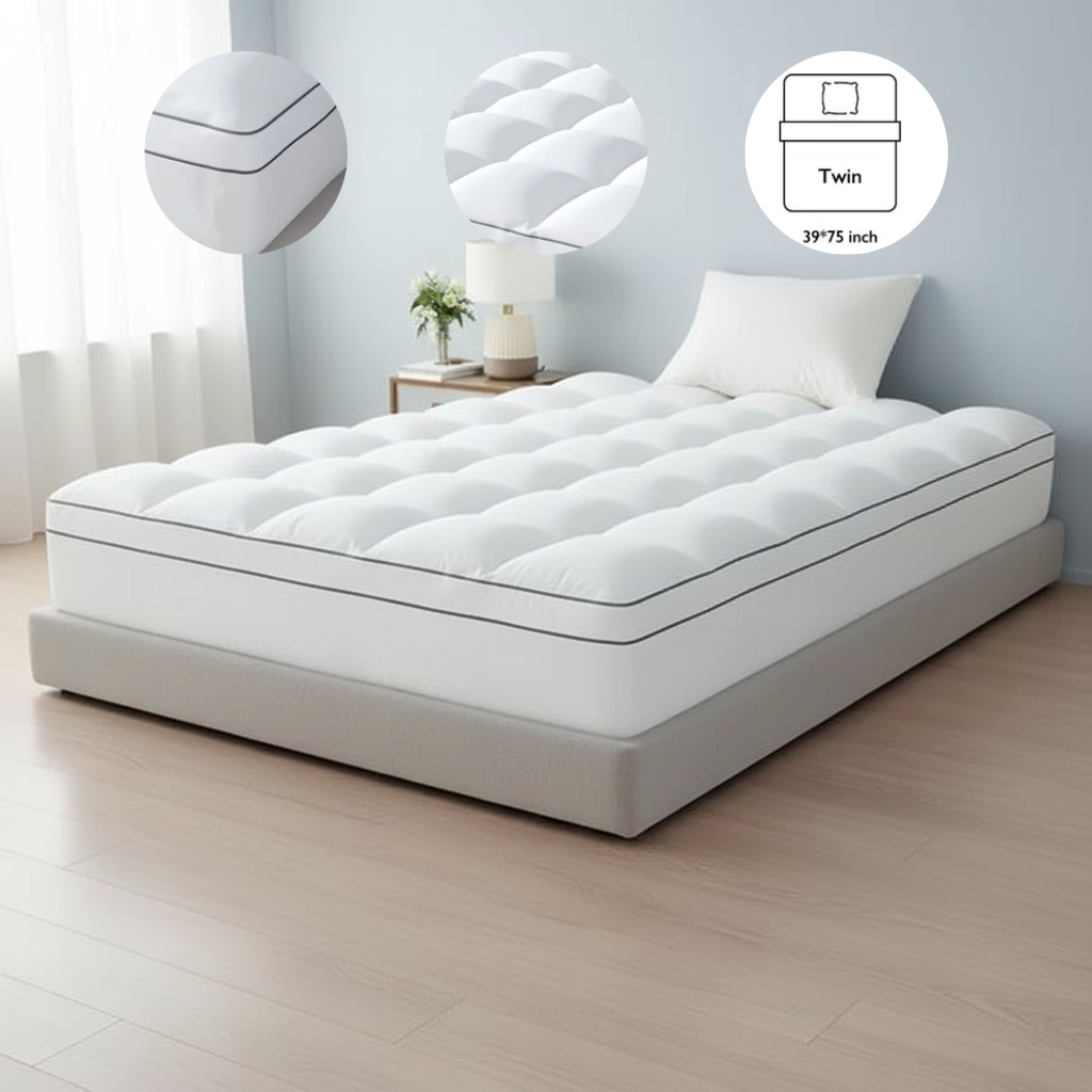 Premium Memory Foam Mattress with Soft Polyester Cover – Cloud-Like Comfort for Deep Sleep | Trufairs