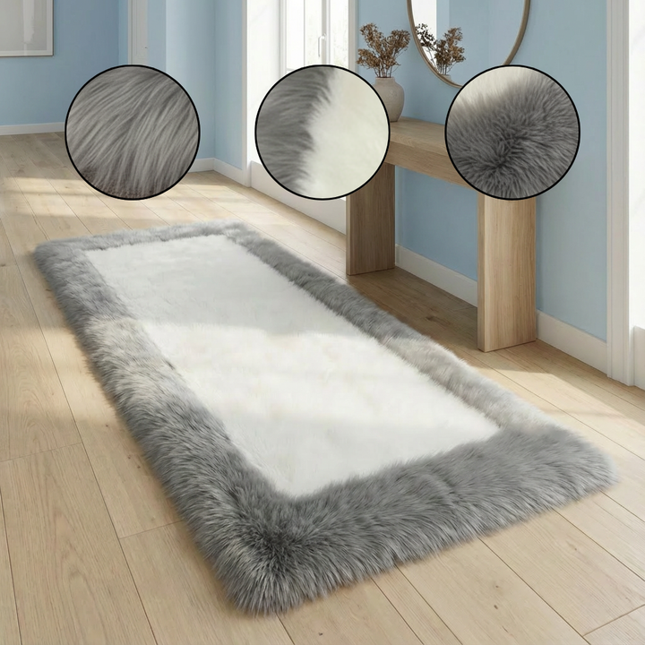 Soft & Fluffy Sheepskin Rug – Non-Slip, Machine Washable Faux Fur Carpet for Bedroom & Living Room | Trufairs