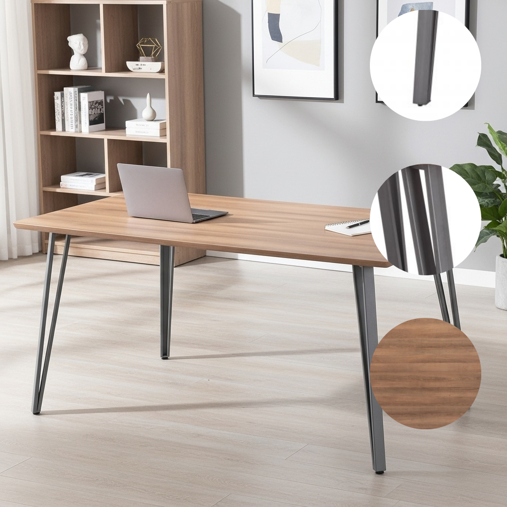Modern Walnut Dining Table – Durable, Spacious Surface | Dining Room Furniture | Trufairs