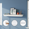 VEVOR Fireplace Mantel Wood Shelf Floating Living Room Mantel Shelf 72" White