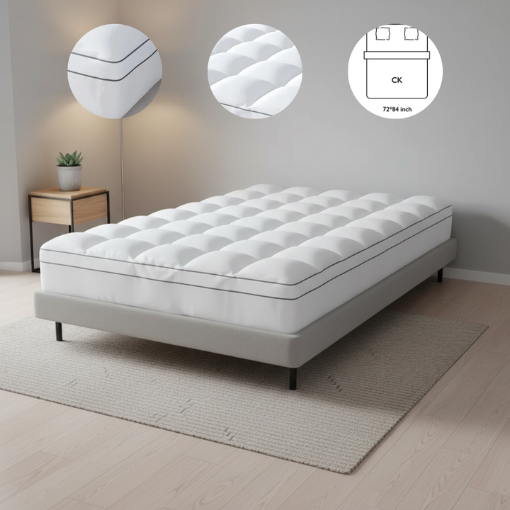 Premium Memory Foam Mattress with Soft Polyester Cover – Cloud-Like Comfort for Deep Sleep | Trufairs