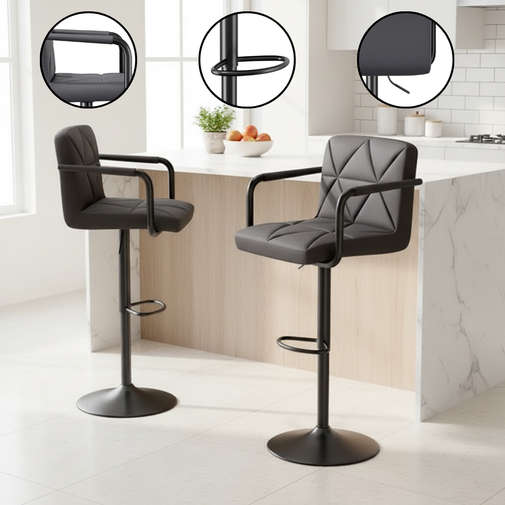 Adjustable Height Bar Counter Chair for Kitchen Islands & Open Dining Rooms | Trufairs