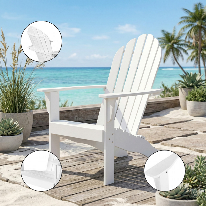 Ergonomic Wooden Outdoor Lounge Chair – Weather-Resistant Garden & Patio Seating | Premium Yard Furniture | Trufairs
