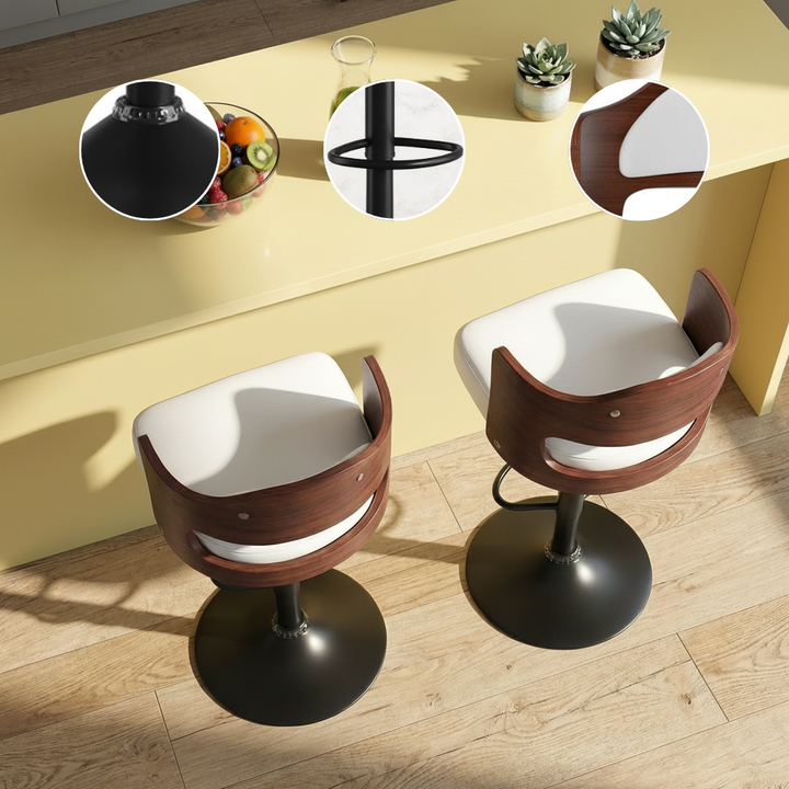 Stylish 2-Piece Bar Stool Set for Kitchen, Home Bar & Restaurant | Trufairs