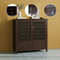 Connaught - Tall Storage Cabinet - Dark Chestnut Brown