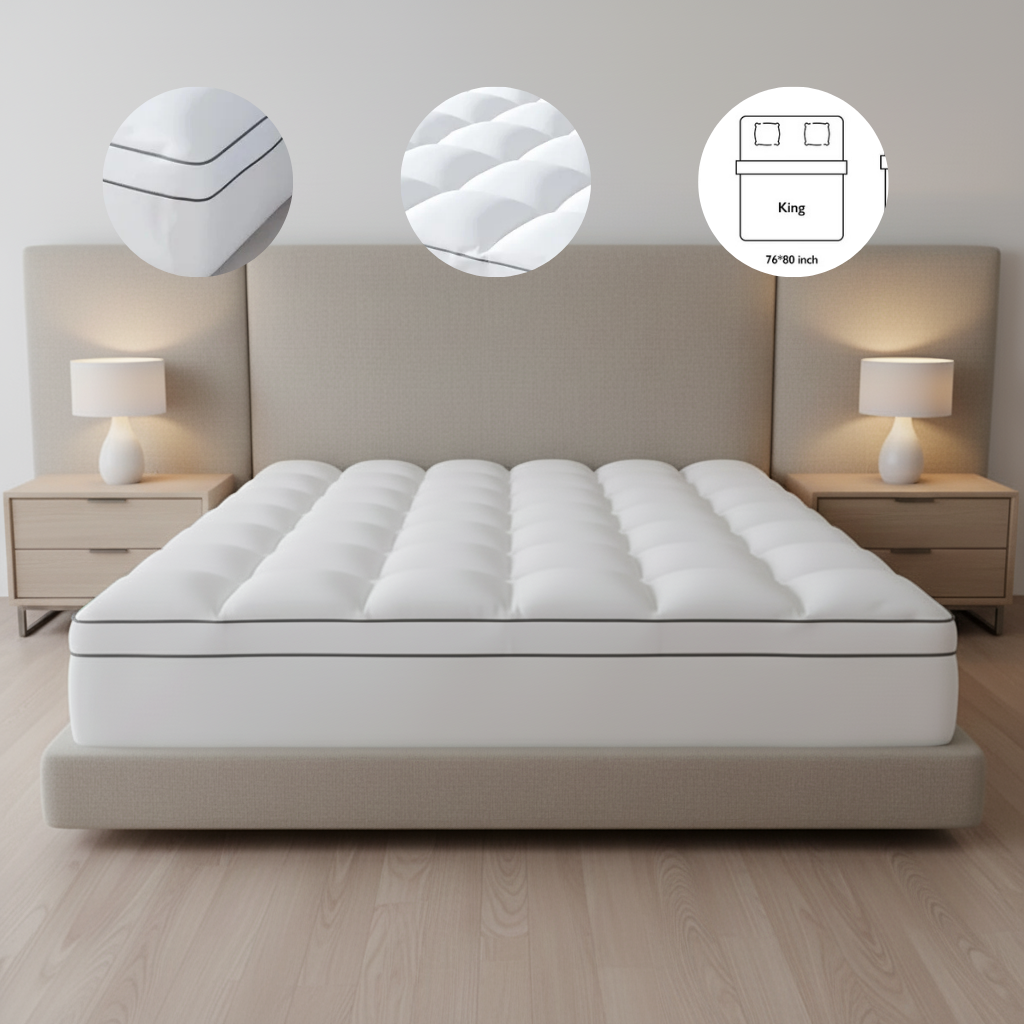 Premium Memory Foam Mattress with Soft Polyester Cover – Cloud-Like Comfort for Deep Sleep | Trufairs