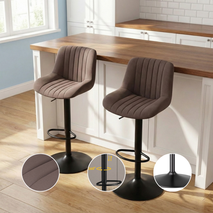 Modern High Bar Stools for Kitchen Islands, Home Bars & Coffee Areas | Trufairs
