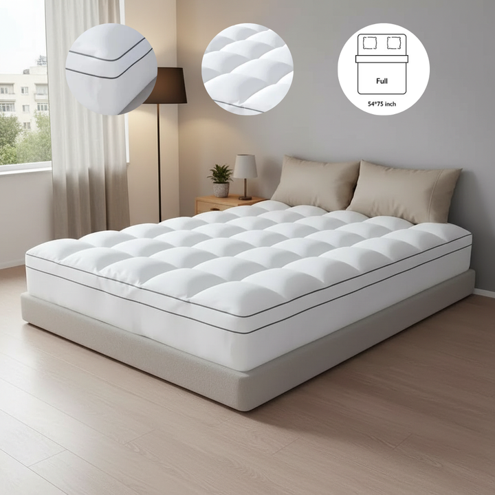 Premium Memory Foam Mattress with Soft Polyester Cover – Cloud-Like Comfort for Deep Sleep | Trufairs