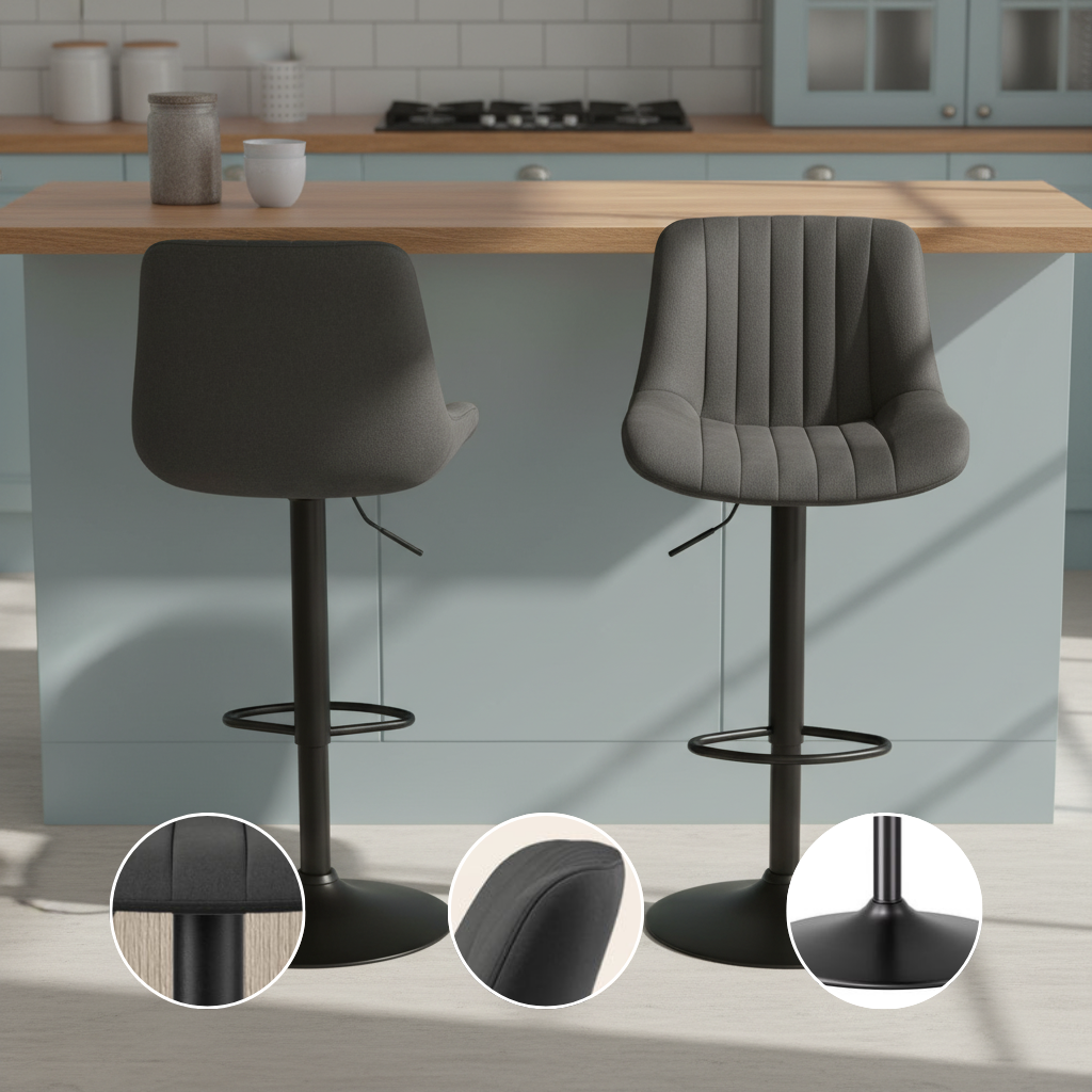 Modern High Bar Stools for Kitchen Islands, Home Bars & Coffee Areas | Trufairs