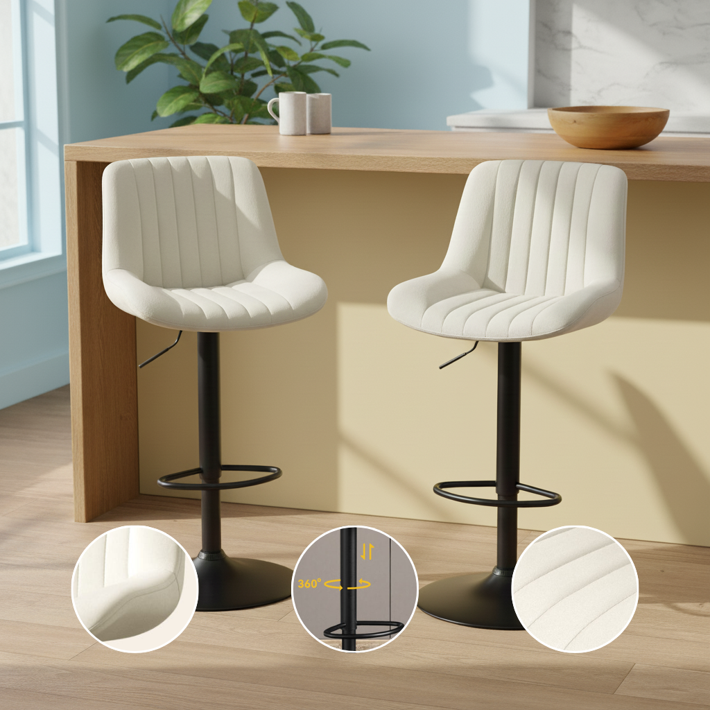 Modern High Bar Stools for Kitchen Islands, Home Bars & Coffee Areas | Trufairs