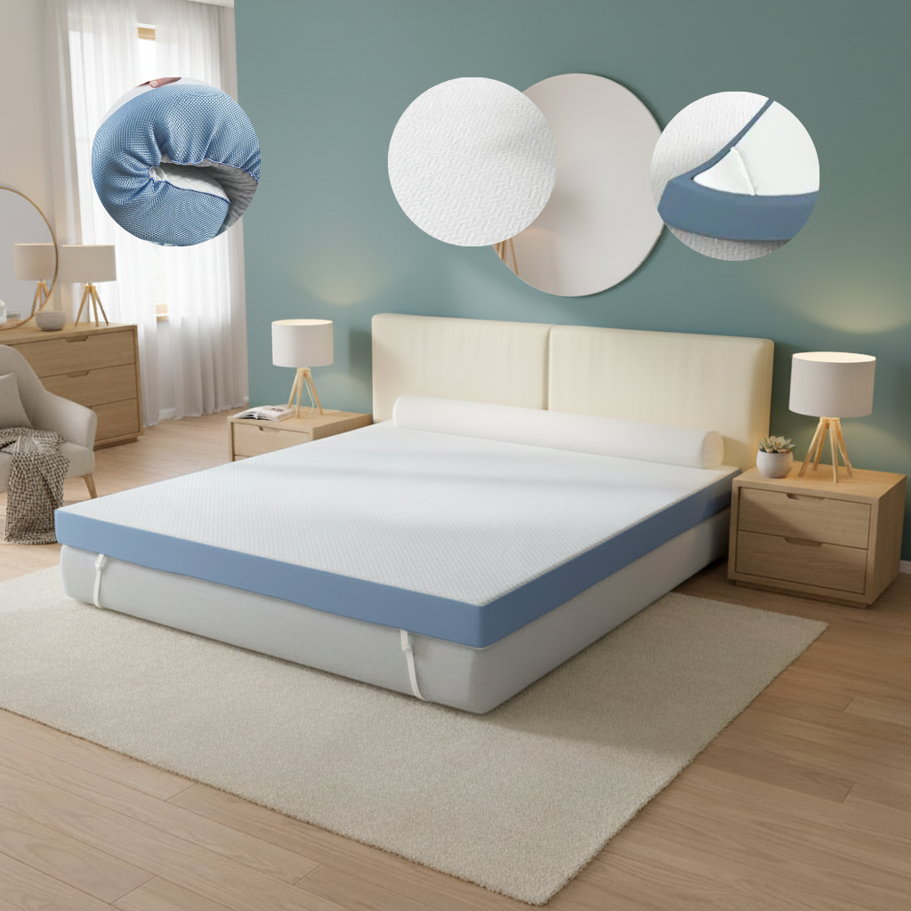 CoolWave IceTouch Nano Ice Filament Memory Foam Mattress – Breathable, Cool-to-Touch Sleep Surface for All-Season Comfort | Trufairs